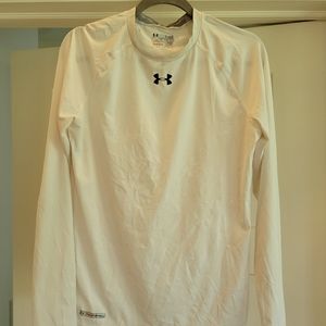 2 men's Under Armour heat/sun shirts
